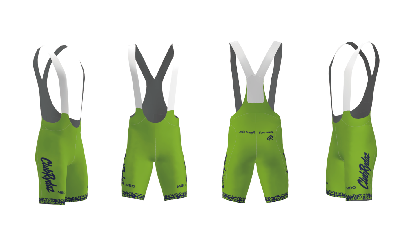 Farad Hall - Pro Custom bib shorts (Laser cut)-Green